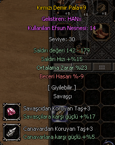 47 LV BEDENSEL 3.7 3.8 DAMAGE AT 17LV +9 KDP KELEPIR