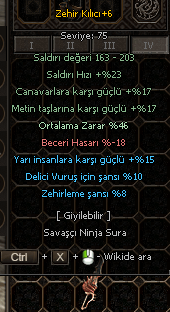 ZEHİR KILICI