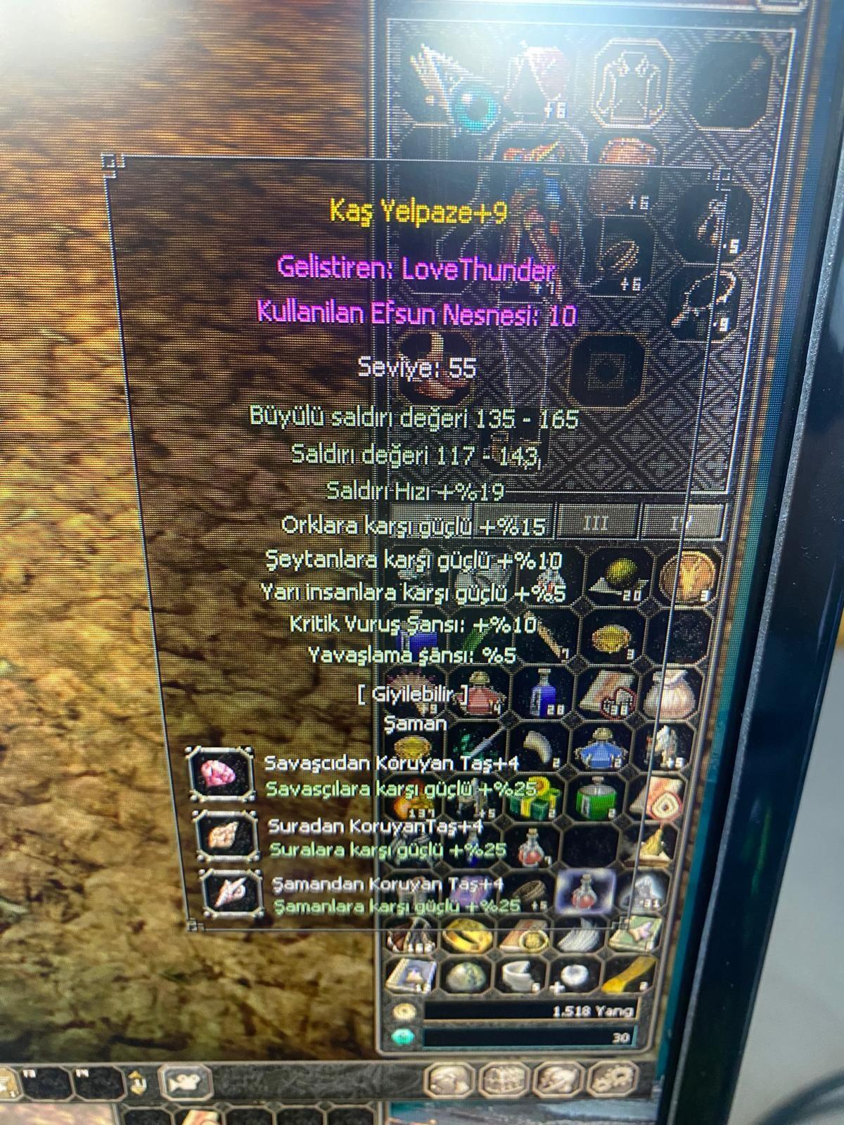 55 lvl 3 gli +9 kaş yelpaze iyileştirmeci