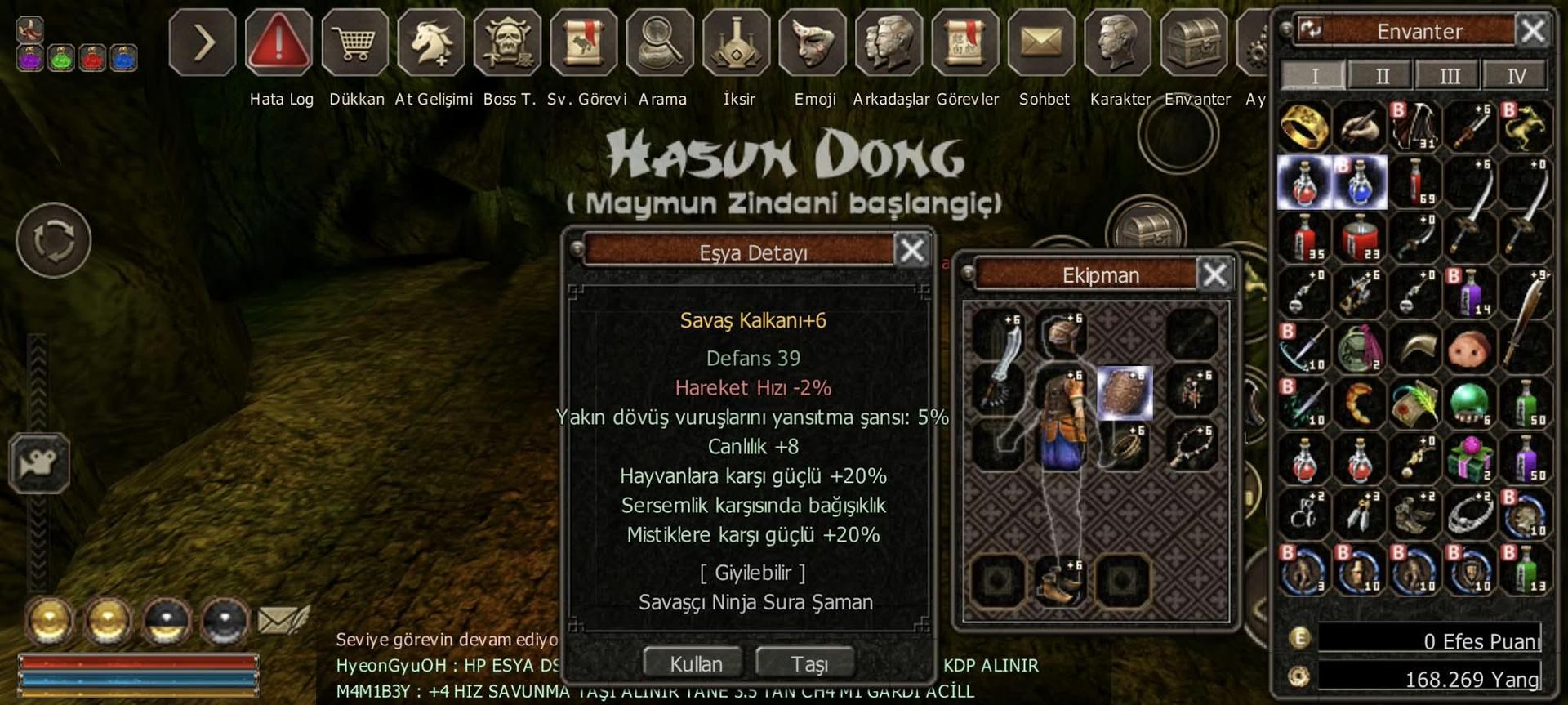 +6 5 efsun sersem blok kalkan oyun sonu mistik 20 hayvan 20