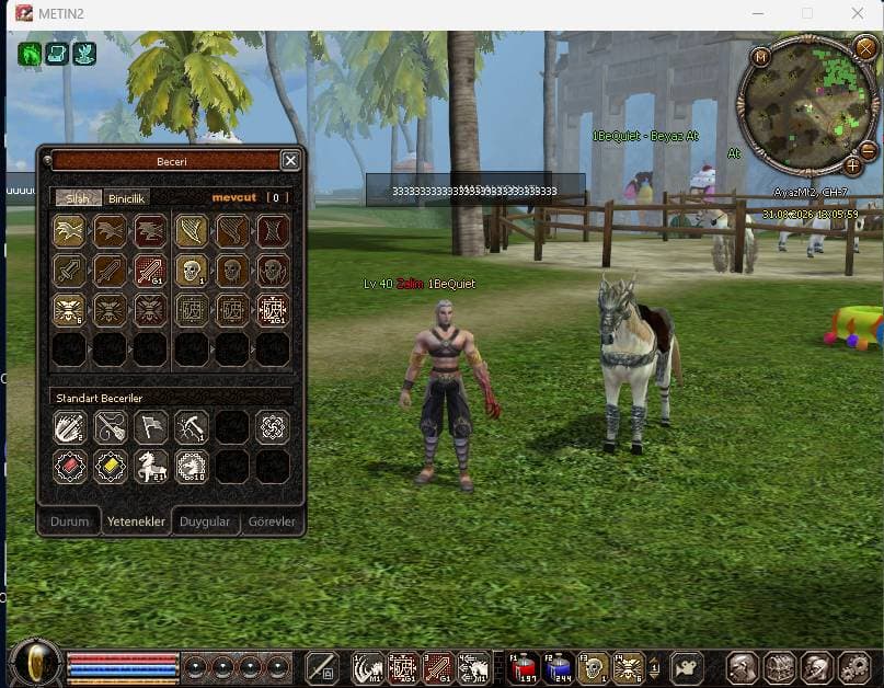 40 LEVEL 2G AT ASKER İTEMSİZ KELEPİRDEN