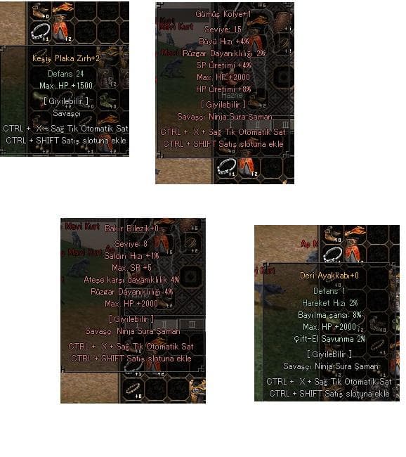 4 parça item 400