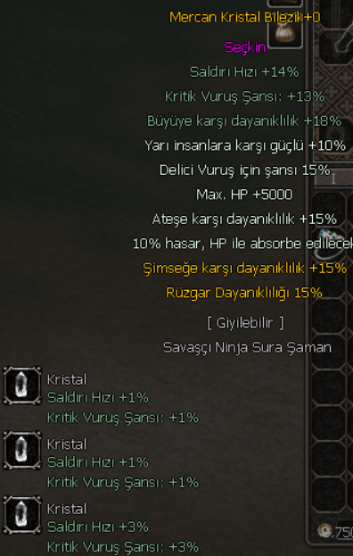 Mercan Kristal Bilezik 18 Büyü