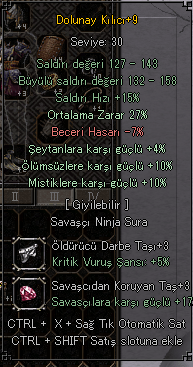 +9 27 ORT  +3 TAŞLI DOLU