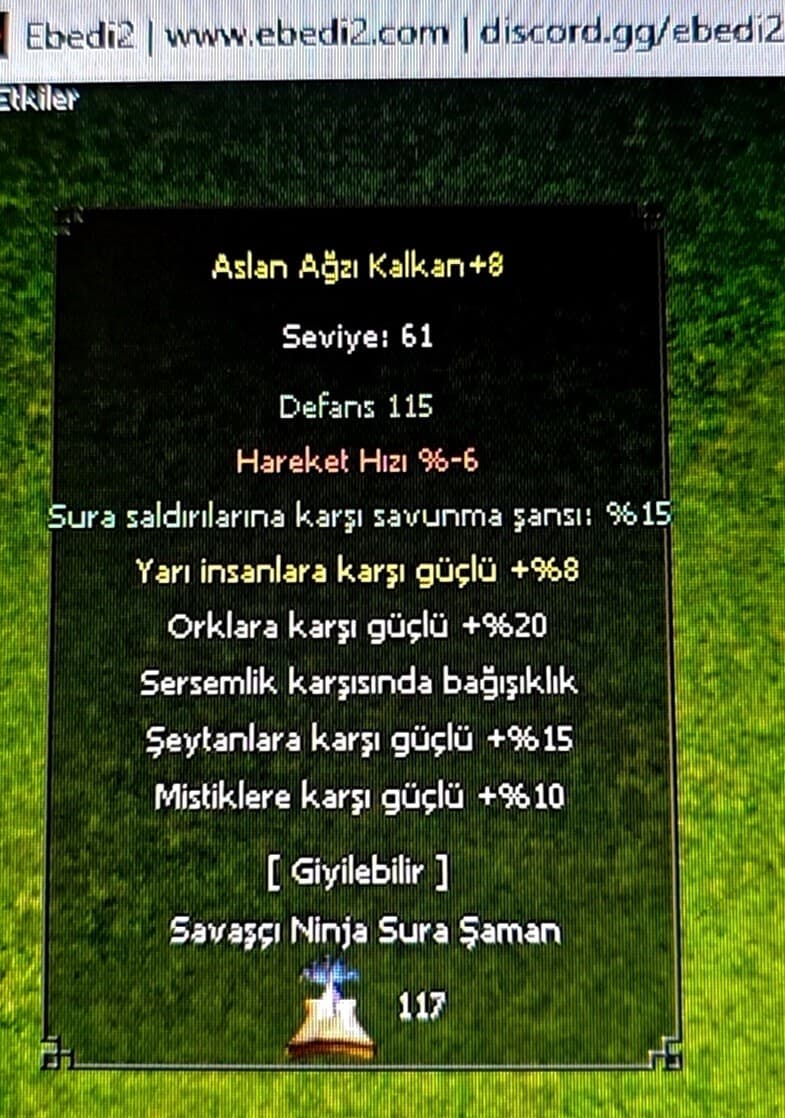 ASLAN AĞZI KALKAN +8