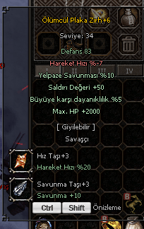 2000 hp 50  str +6  olumcul