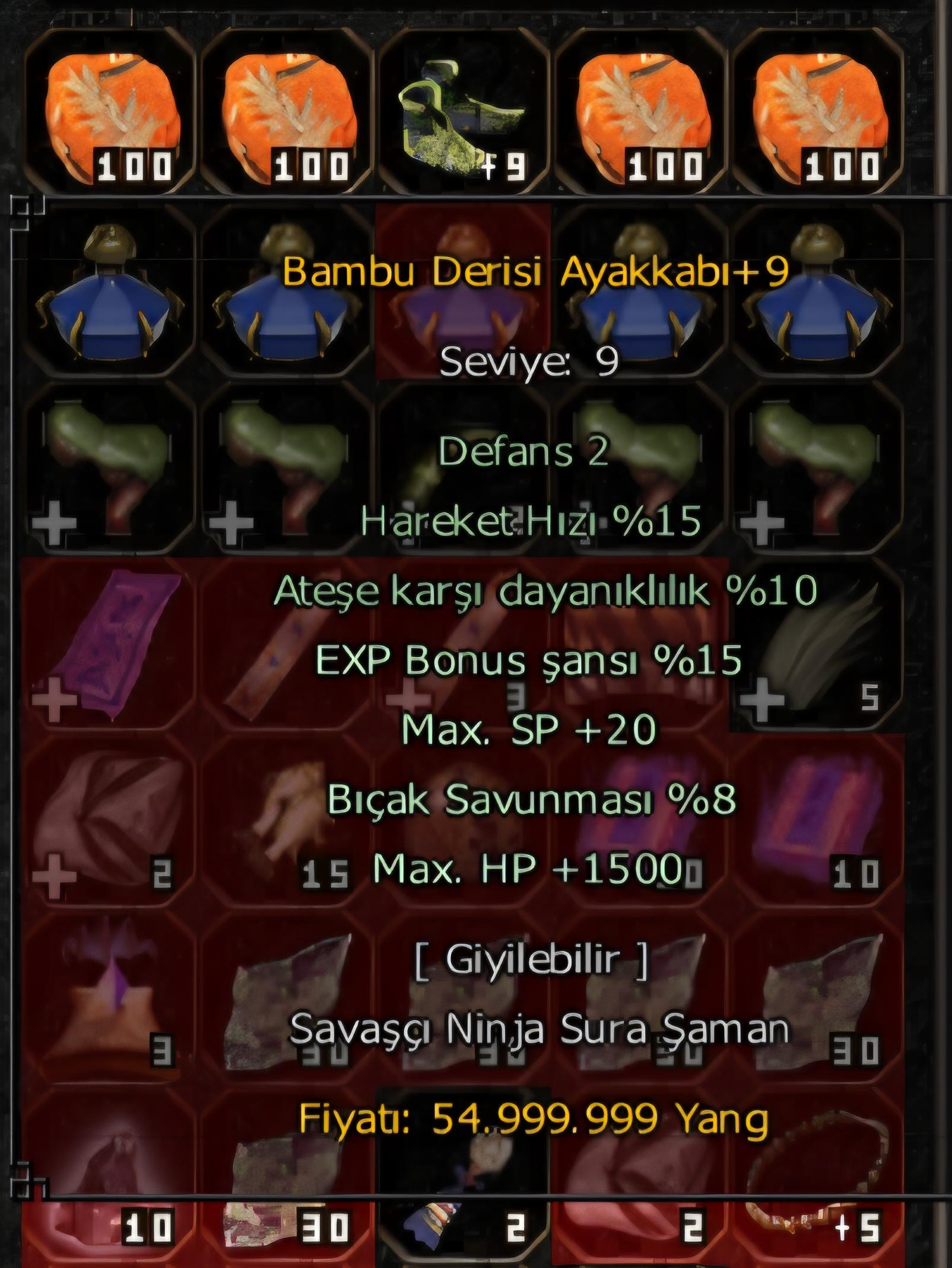 +9 bambu derisi ayakkabı