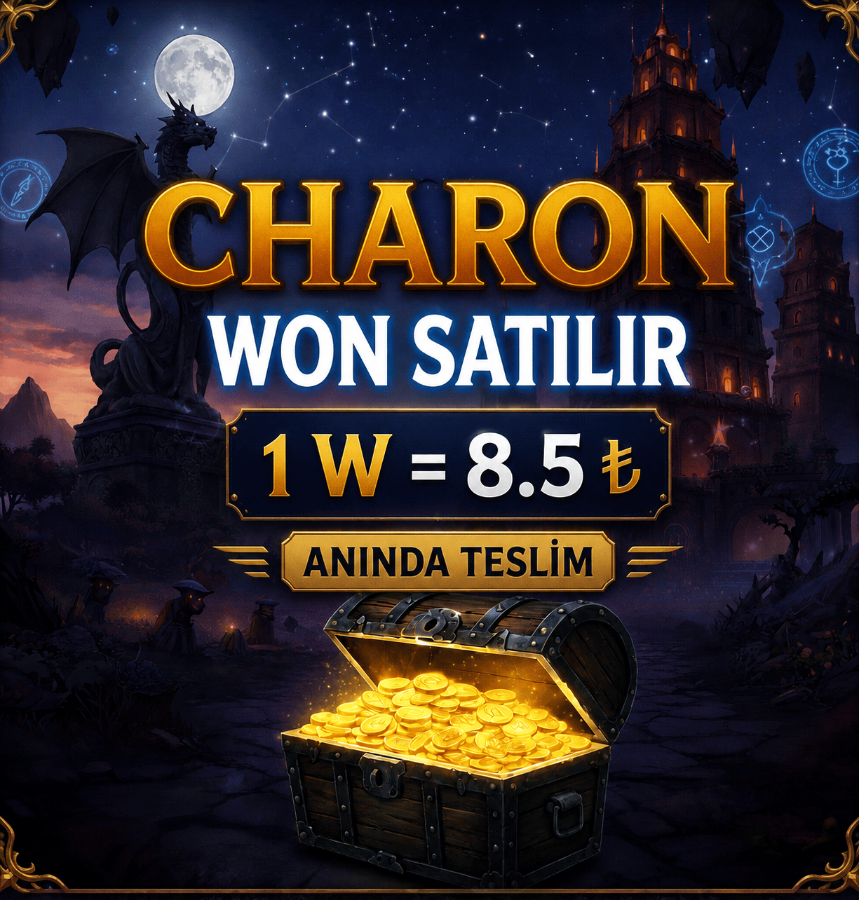 200 WON ANINDA TESLİM l 1 W - 8.50 TL