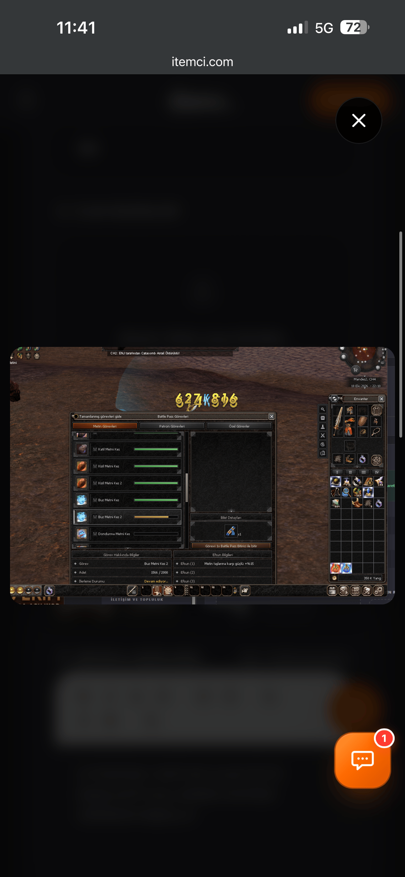+620 K DAMAGELİ --FUL P--YANG PARASINA -1DK TESLİM