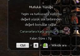 MUTLULUK YÜZÜĞÜ SATILIR HEMEN TESLİM 100TL