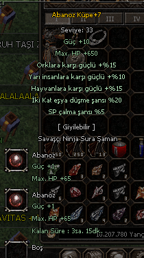 20 EŞYA DÜŞÜRMELİ YARILI +7 ABANOZ KÜPE