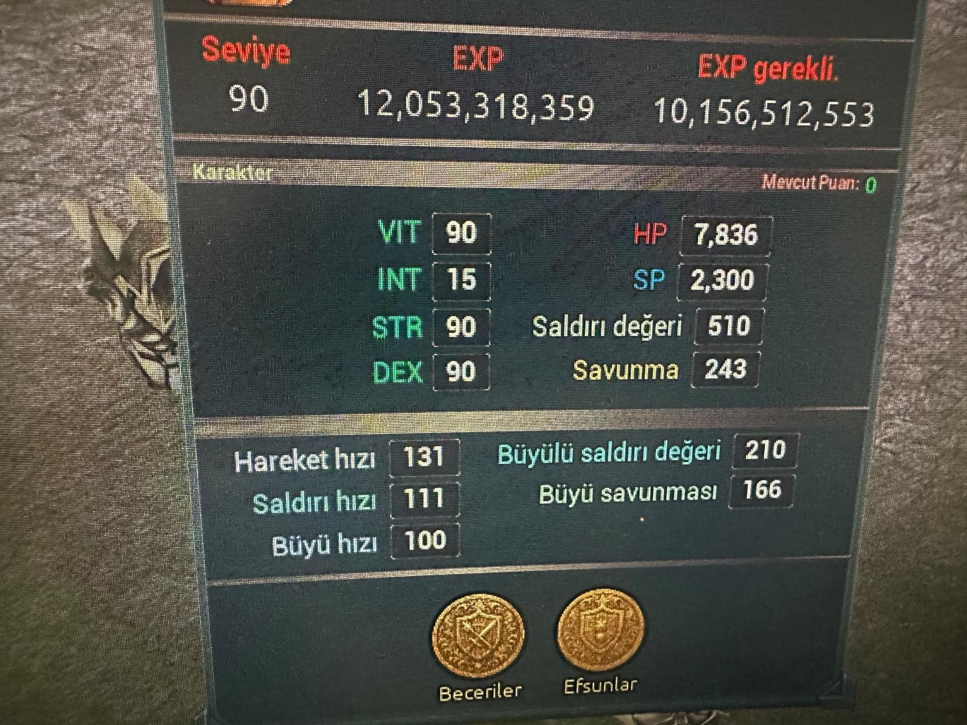 TUVADA 90 LVL BEDENSEL HEMEN TESLIM EDILIR