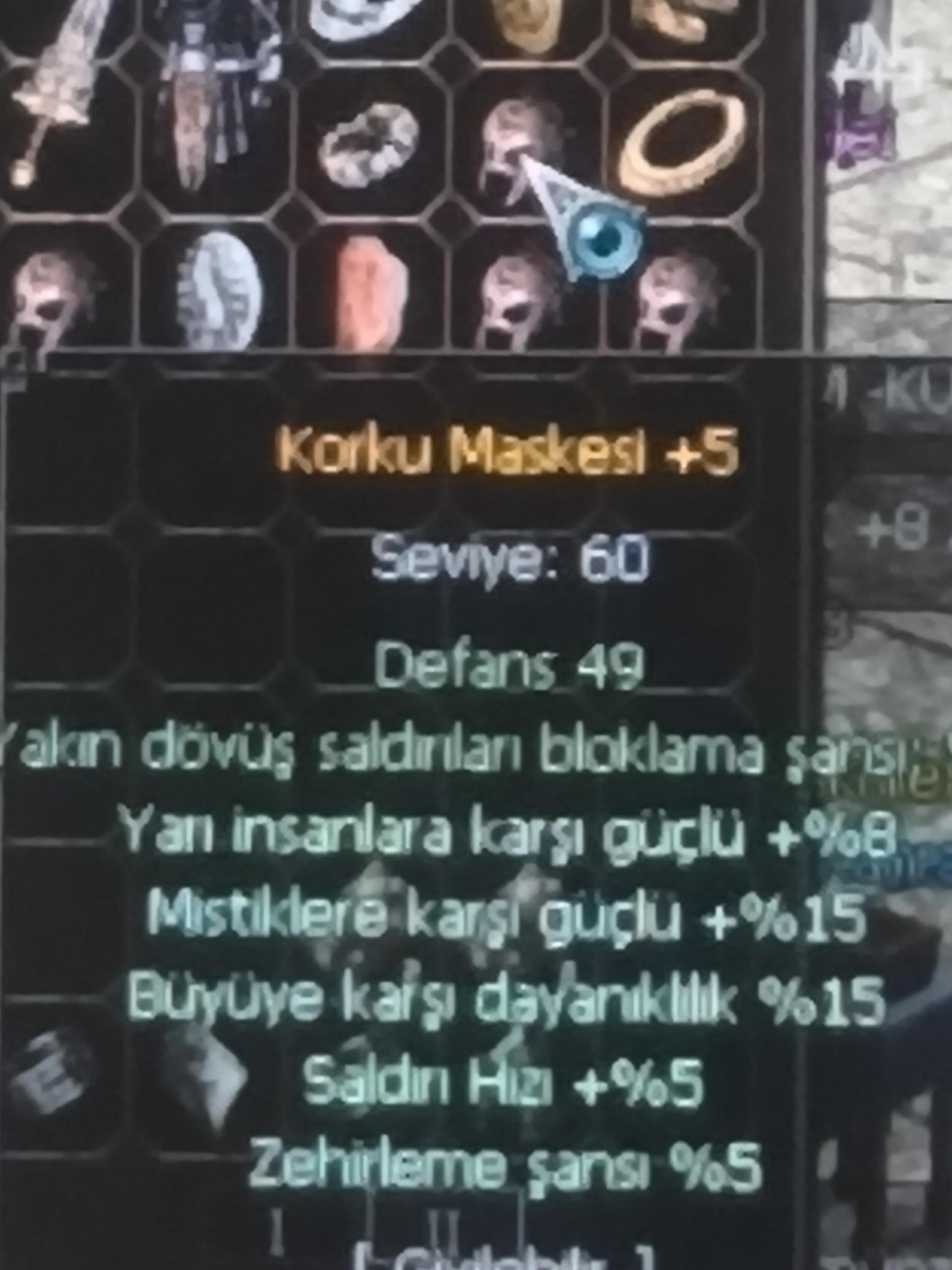 Elit Korku Maskesi