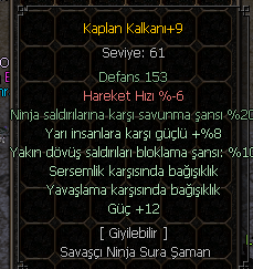 KALKAN SETİ