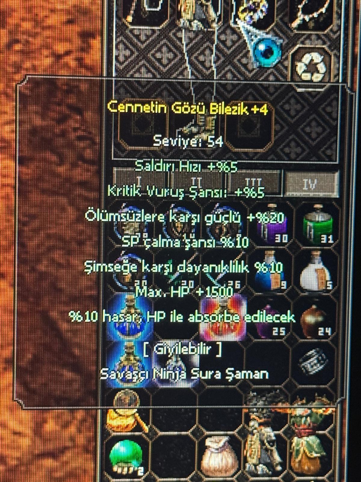 TEKLİF ALINIR CENNET BİLEZİK