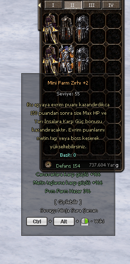 MINI FARM ZIRHI +2