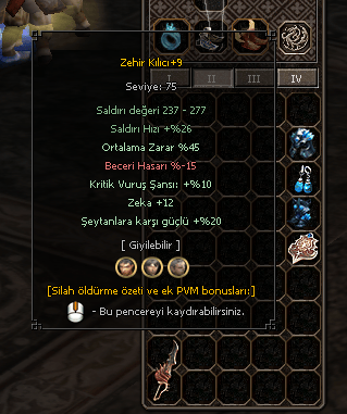 +9 zehir ve RUH ITEMI