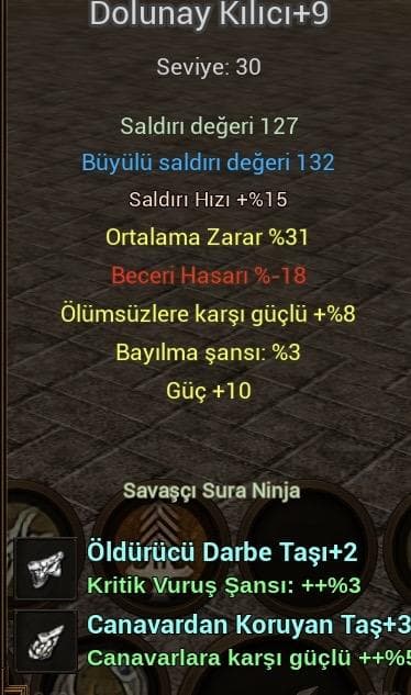 +9 31 ORT 10 GÜÇ DOLUNAY KILICI