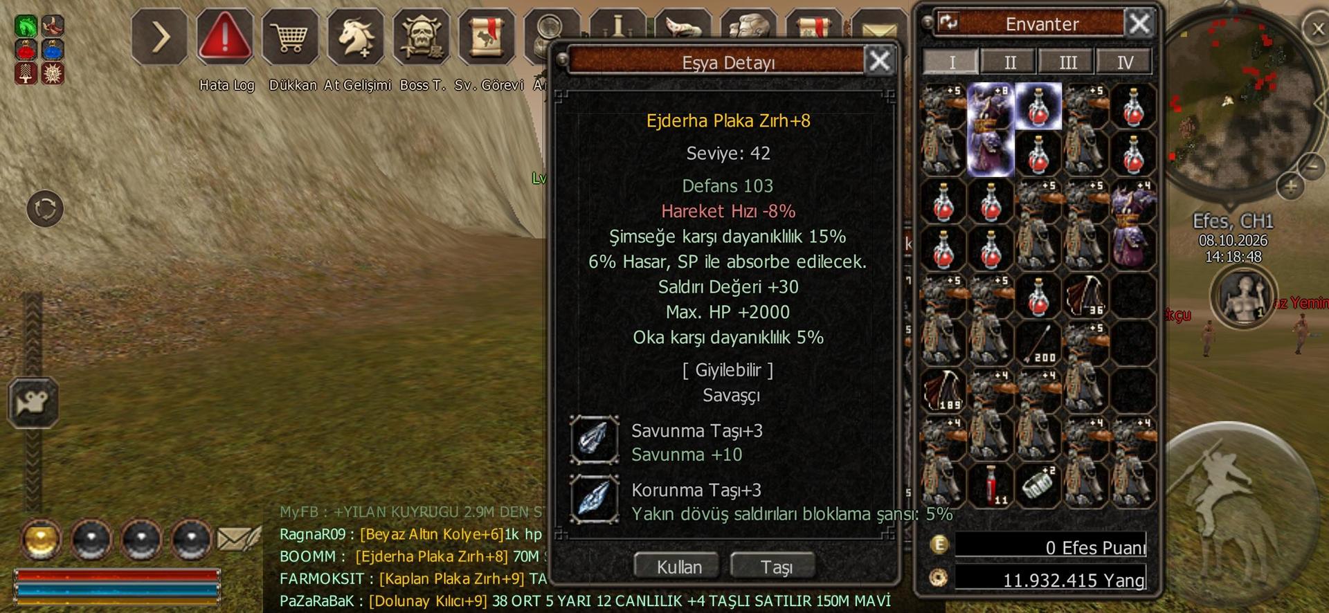 Ejderha plaka Yang satılır 13.5 ye