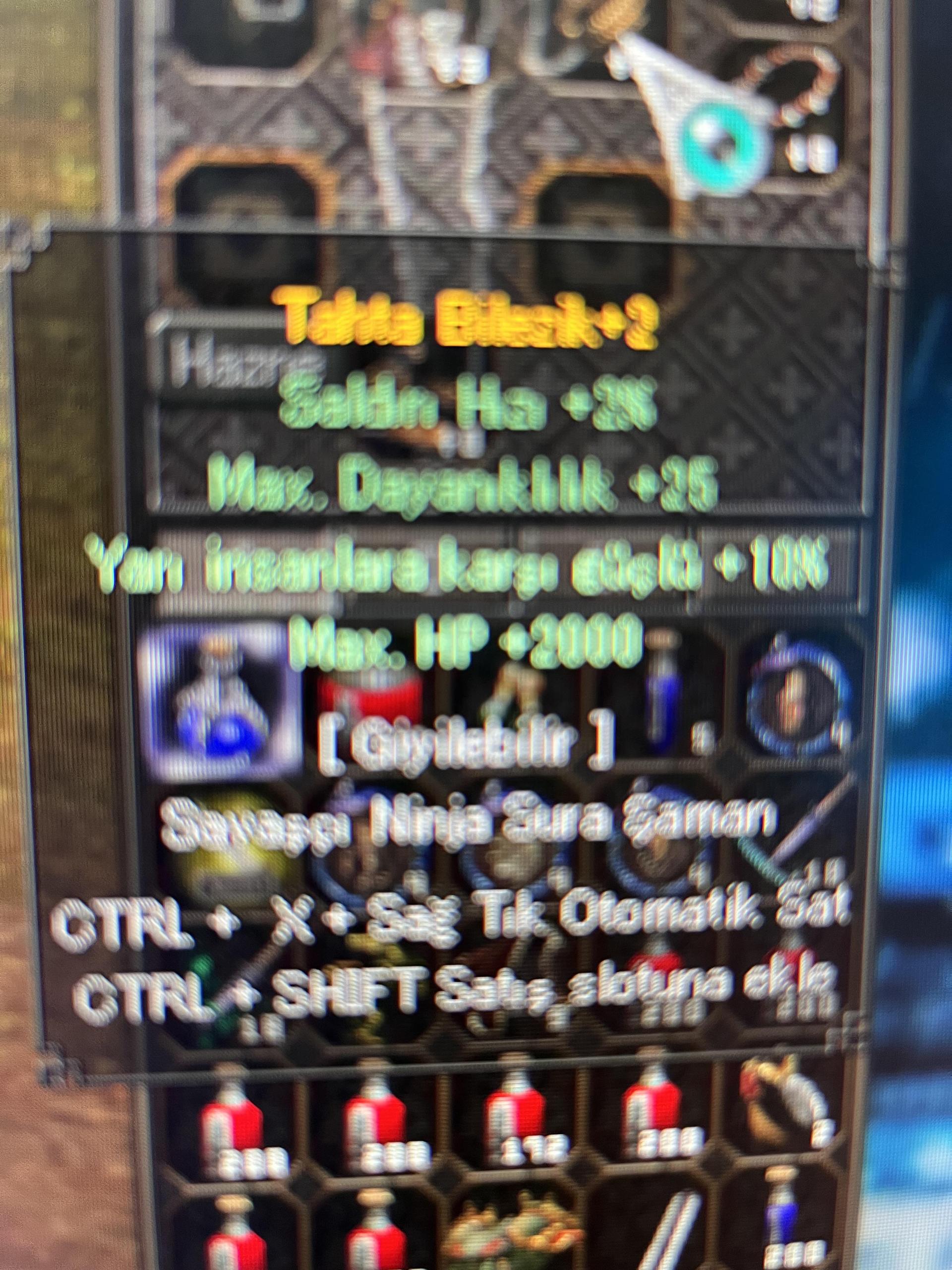 10 yarı 2k hp tek efsun teklif verebilirsin