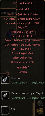 +20 ÖLÜMCÜL PALA