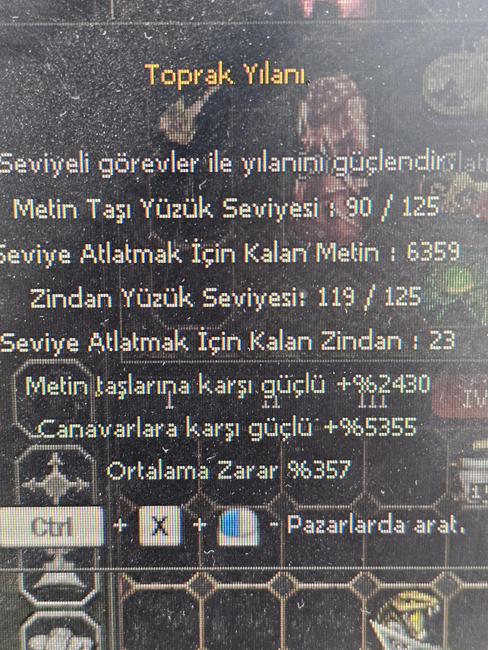 Toprak yılanı 100 kilidi açılmış