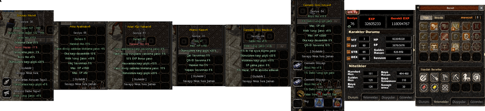 76LEVEL BKES G3 GÖREV BİTİK BİYO ZELKOVA NE GÖRÜLDÜYSE O