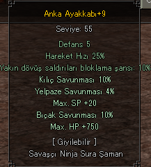+9 ANKA KILIÇ 10 BIÇAK 10 750 HP