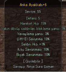 +6 ANKA KILIÇ 10 BIÇAK 10 ÇİFT 10