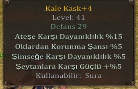 15 ATEŞ KALE KASK