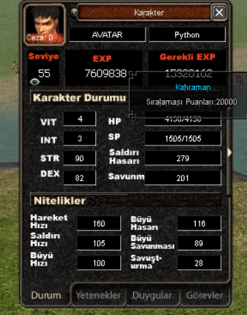 55 lvl BEDO HAVA G ÖFKE G BİYO BİTİK SEVİYE37DE