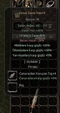 +9 KDP 40 ORTLU 10 YARİ 10 ÖLÜMSÜZ +4 CANAVARDAN TAŞI BASILI