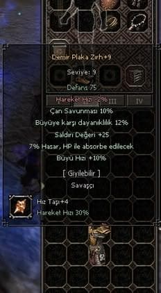 +9 DEMİR PLAKA ZIRH ORMANLIK SATILIR