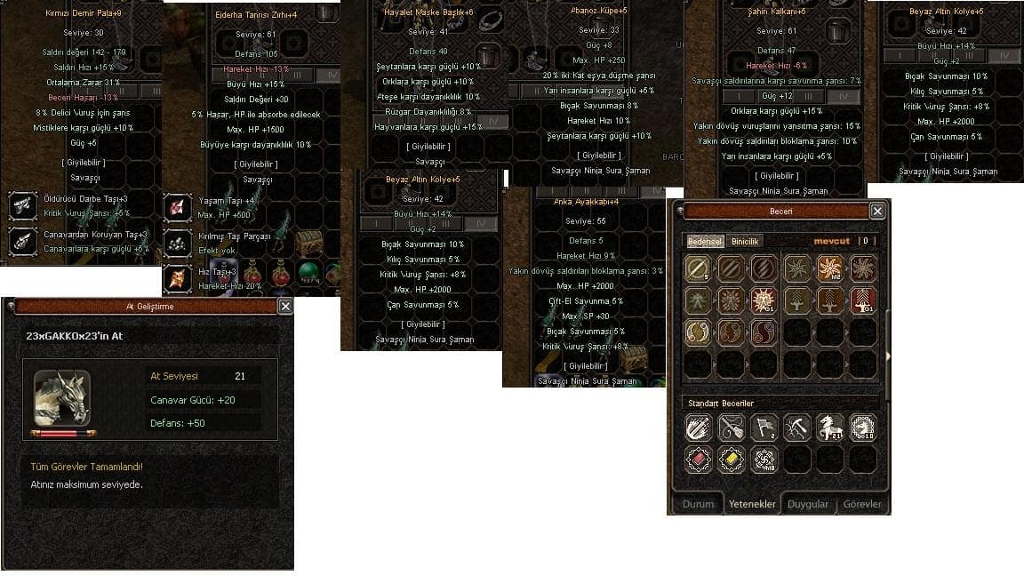 61 level 2 g lı bedensel itemli