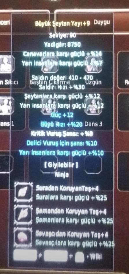 9 5/4 BÜYÜK ŞEYTAN YAYI EVRİMLİ