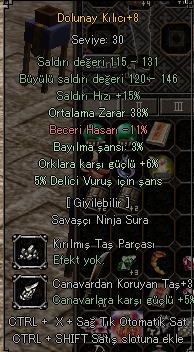 SERVERİN ELİT İTEMLERİ TEKLİF