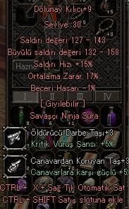 17 ort +3 taşlı dolu