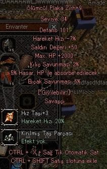 +9 Ölümcül 50 STR 2k HP 5HP absorbe !!!!!!!!!!!!!!!!!!!!