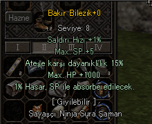 1K HP 15 ATEŞ BAKIR BİLEZİK +0