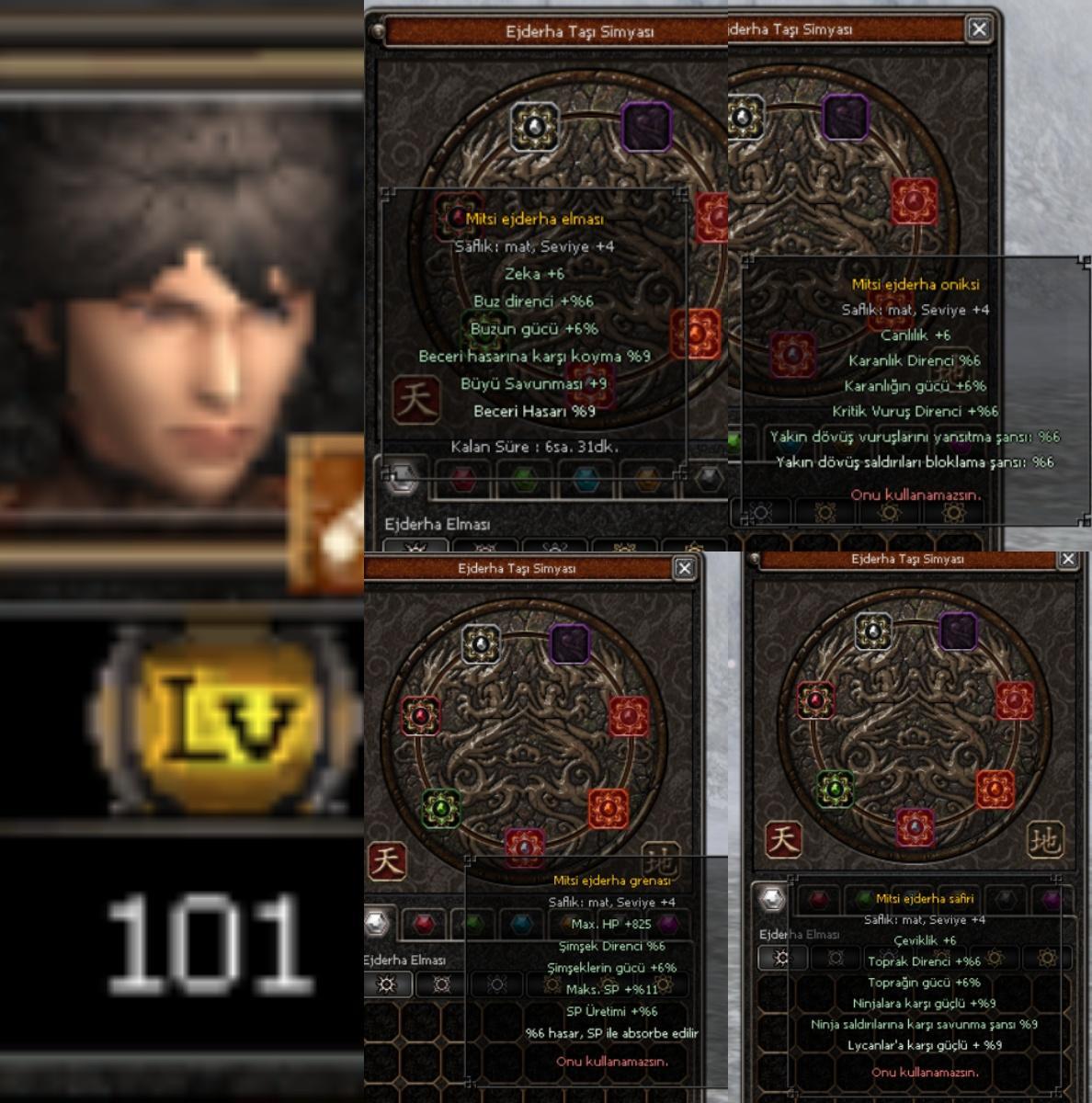 Full Mitsi Simya Set ve Full Rüzgar Set 101 Level Ninja