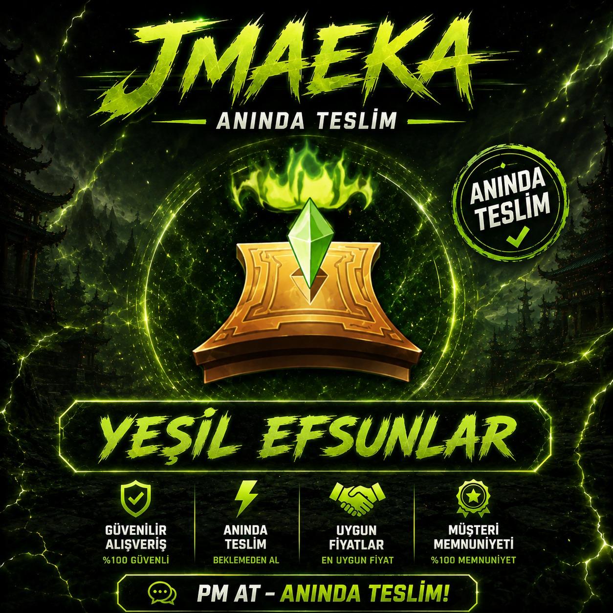 1000 ADET YEŞİL EFSUN