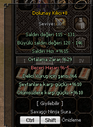 +8 dolu 29 ort  6 delici 10 ölümsüz