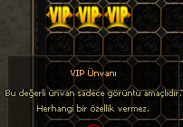 VIP ÜNVANI ANINDA TESLİMATT