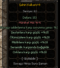 +9 ŞAHİN KALKAN