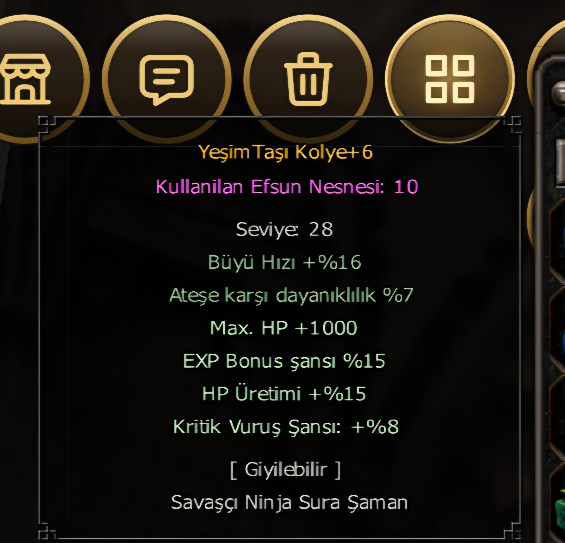 +6YEŞIMTASI KOLYE ELIT EFSUN