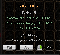 +9 sezar tacı