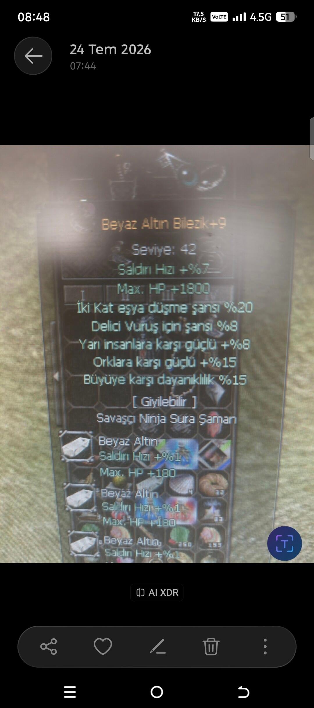 +9 beyaz altın bilezik elit resim mevcut