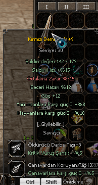 +9 12 BEC 12 GÜC 8 YARI KDP