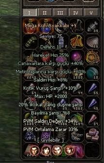 EAB 1.8M HASARLI HESAP FULL +9 MEGA RUH İTEMLER +35PVM