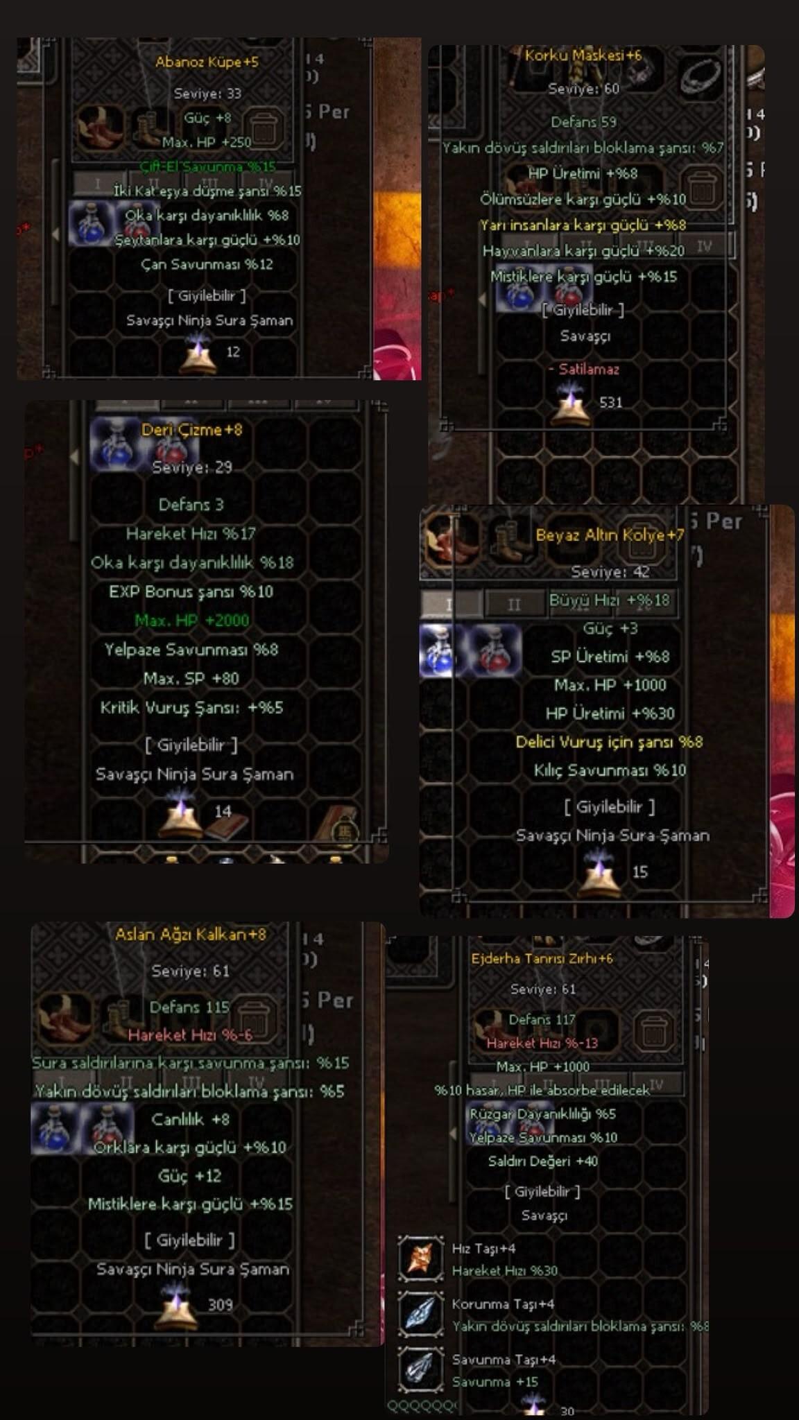 62 bedo itemli 40 lvl 2 pli şaman hediyeli